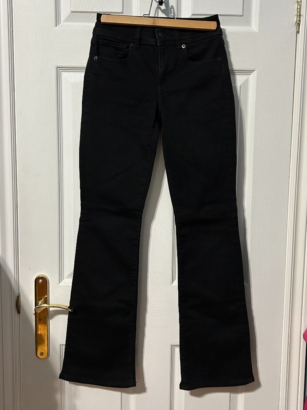 American Eagle black bootcut stretch jeans